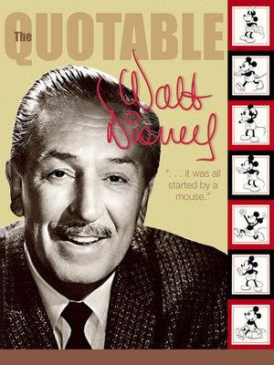 cover image of The Quotable Walt Disney